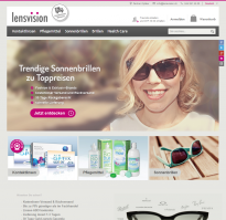 Screenshot von Lensvision